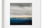 Wooden Bridge and Dublin Bay, LARGE Framed Print by artist Helen Mathews