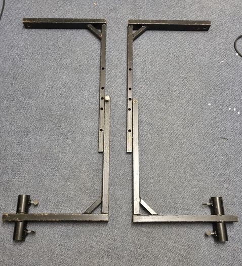 Light stands for speaker poles