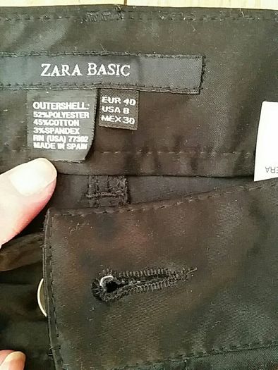 Zara satin trousers
