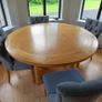 Oak Round Table Image 5