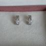 Pandora sparkly clear charm clips very good condition hallmarked Image 4