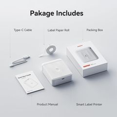 Label Maker Machine with Tape,D110 New Version Portable Bluetooth Label Printer, Wireless Handheld Sticker Maker with Multiple Templates for Organizing School Office Home