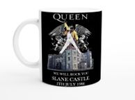 main image for ad Queen Slane Castle Ireland 1986 Commemorative 11oz Ceramic Mug