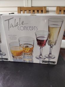 Brand new luminarc glasses