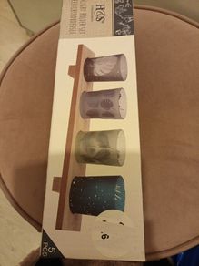 5 piece candle holder set