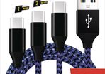 1M/2M/3M USB-C Lead For Samsung S9 S10+ S20+ Type C Charging Fast Charger Phone Cable Samsung