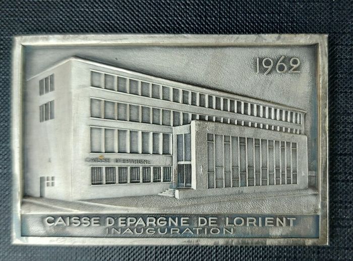 French Savings Bank Commerative Plaque
