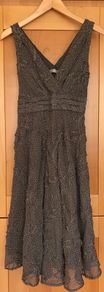 Ladies Brown Polka Dot Petite Dress by John Richard