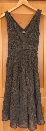Ladies Brown Polka Dot Petite Dress by John Richard