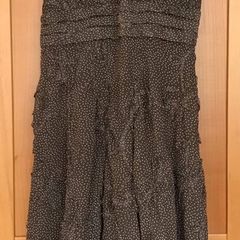 Ladies Brown Polka Dot Petite Dress by John Richard