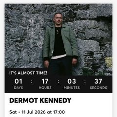 2 Dermot Kennedy Tickets
