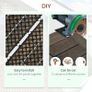 27 Pcs Wooden Interlocking Decking Tiles, 30 x 30 cm Outdoor Flooring Tiles, 2.5 per Pack, for Patio, Balcony, Terrace, Hot Tub, Charcoal Grey Image 6