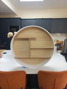 Circle ornanent frame holder