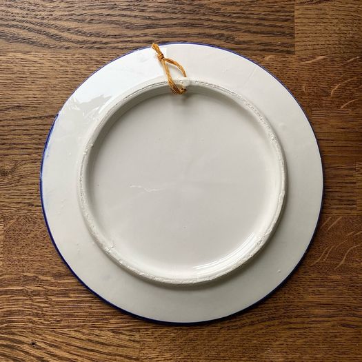 Hand-Painted Mediterranean Decorative Wall Plate 22cm