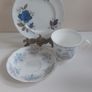 Beautiful Vintage Mix and Match Bone China 21 Piece Teaset in Shades of Pale Blue Florals Image 8