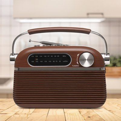 'Vintage' Rechargeable Portable Radio