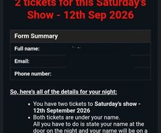 2 x Laughter Lounge Tickets