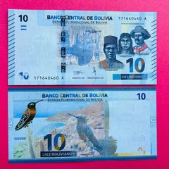Bolivia  10 Bolivianos  1986 ( 2018 ) Pick 248. ( Uncirculated )