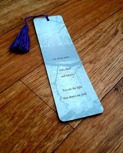 Handmade Bookmark with Original Poem & Tassel