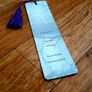 Handmade Bookmark with Original Poem & Tassel Image 3