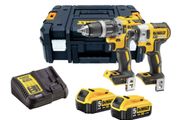 DeWalt DCK266P2 18V 2 x 5.0Ah XR Brushless Combi and Impact Kit