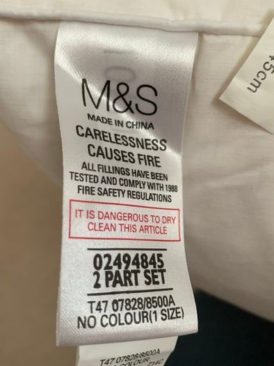 M&S Button Cushion