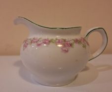 SALE!  Small Vintage BAVARIA Milk / Cream Jug with Floral Decoration