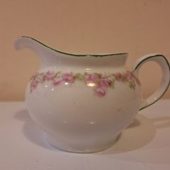 SALE!  Small Vintage BAVARIA Milk / Cream Jug with Floral Decoration