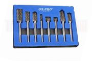 US PRO Tools 8pc 6mm Carbide Burr Set Burrs Tungsten Steel Hole enlarger 7073