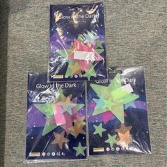 Glow in the dark wall stickers.