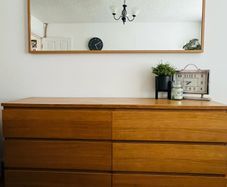 Nissedal Ikea mirror - Oak finish - Mirror Only