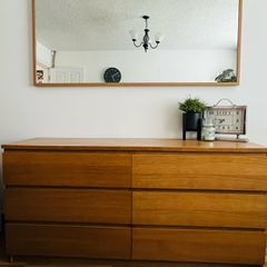 Nissedal Ikea mirror - Oak finish - Mirror Only