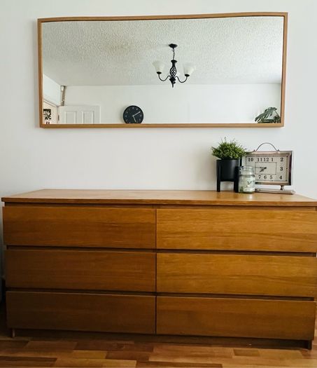 Ikea Malm dresser chest - Oak Finish