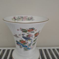 Wedgwood Kutani Crane Bone China Vase