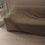 Beige 3 seater Sofa cover Image 4