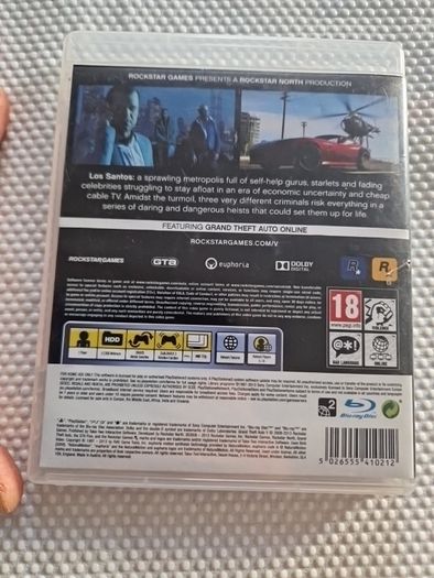 Grand Theft Auto V Five PlayStation3 Ps3 Games Original