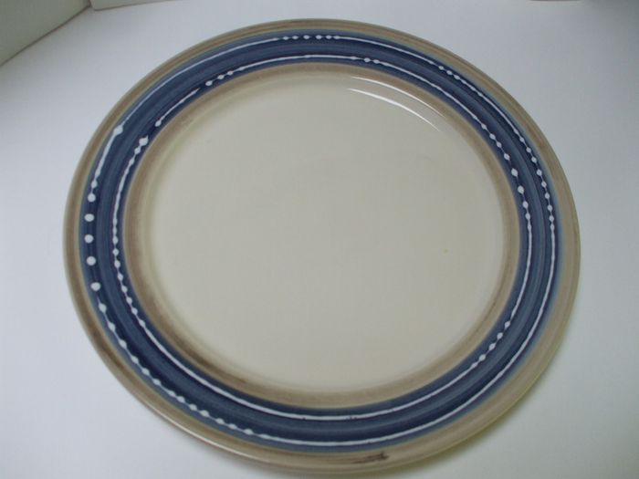 SALE!  Set of 3 Large Pottery Serving Plates