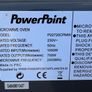 PowerPoint Microwave Old & rusty but Can be seen working. Image 6