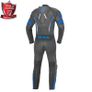 FREE SHIPPING - Shua Infinity 1PC Motorcycle Premium Leather Racing Suit (Black/Blue) - Size 52, 54, 56. 58. 60 Image 2