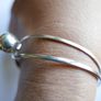 Vintage 1980s Sterling Silver 925 Bracelet and Collar Necklace 34,3g Image 10