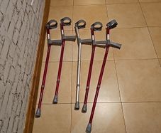 walking crutches