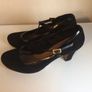 Clarks Ladies Suede Leather Mary Jane Court Shoes Wide Fit size 7.5 E Can Post Image 10