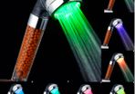 RGB colorful led light shower head negative ion shower SPA watersoluce Boost