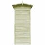 Garden Storage Shed Impregnated Pinewood 100x100x210 cm Image 3