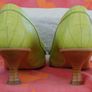 NEW Ladies Marco Moreo Green leather shoes Image 6