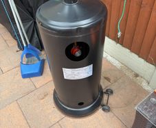 Patio heater.
