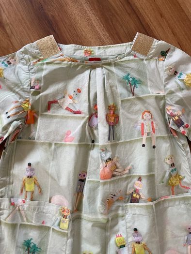 Oilily Douwe dress age 6 with matching socks excellent condition!!!