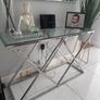 Glass console table Image 3