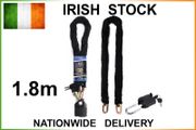 1.8m Heavy Duty Chain Lock &amp; Padlock 0.4in/10mm THICK !