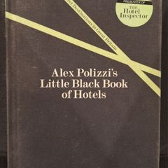 SALE!  Alex Polizzi's LITTLE BLACK BOOK OF HOTELS - 52 Secret Destinations in Great Britain